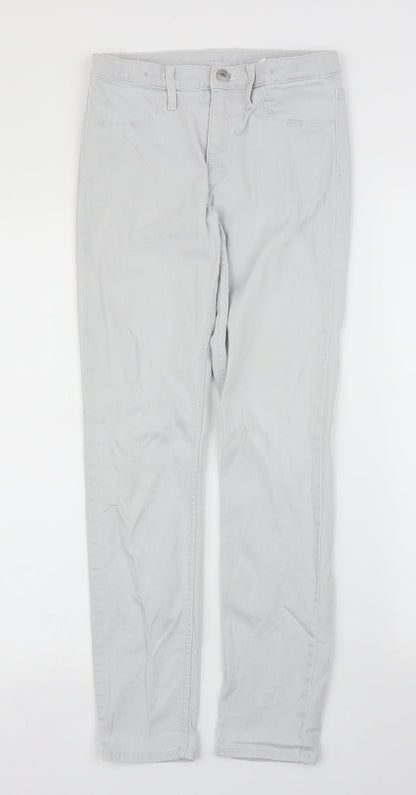 H&M Girls Grey  Denim Skinny Jeans Size 13 Years