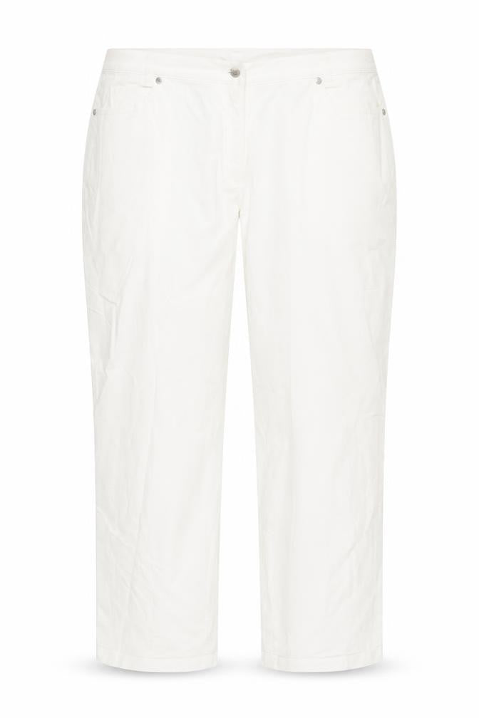 Womens UK Size 20 BRAX Regular Fit Straight White Jeans