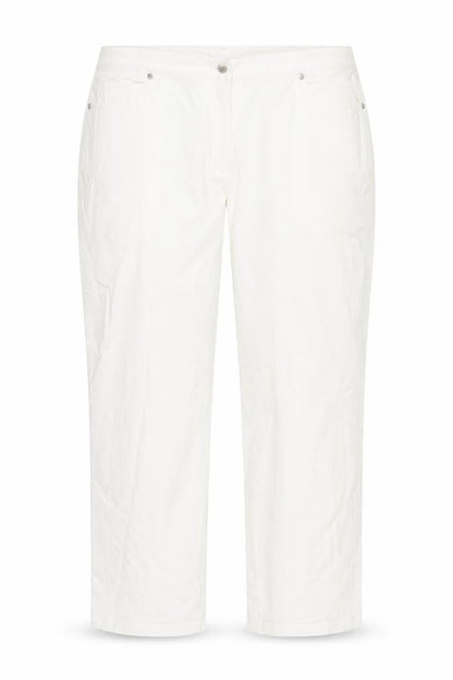 Womens UK Size 20 BRAX Regular Fit Straight White Jeans