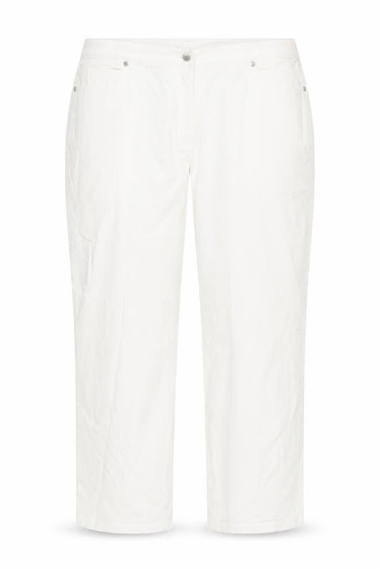 Womens UK Size 20 BRAX Regular Fit Straight White Jeans