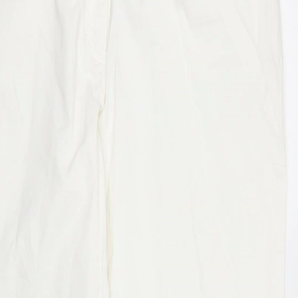 BRAX Womens White  Denim Straight Jeans Size 20 L28 in