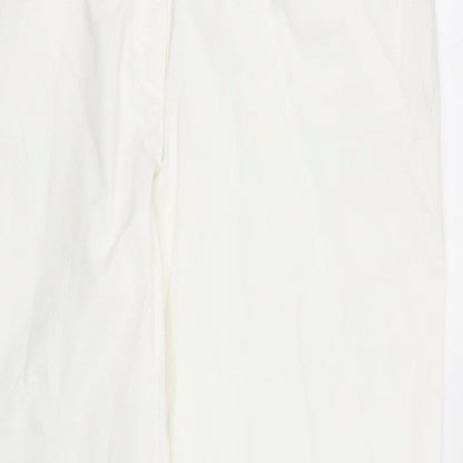 BRAX Womens White  Denim Straight Jeans Size 20 L28 in