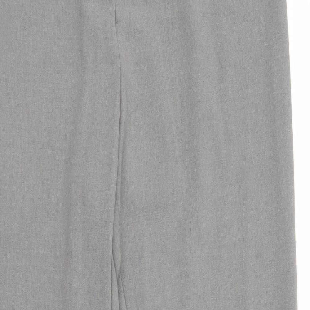 Womens UK Size M Preworn Regular Fit  Grey Trousers