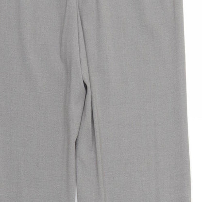 Womens UK Size M Preworn Regular Fit  Grey Trousers