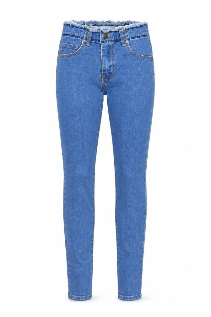 Womens UK Size 6 The Rockn Rev Regular Fit Skinny Blue Jeans