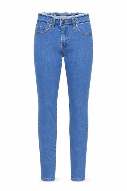 Womens UK Size 6 The Rockn Rev Regular Fit Skinny Blue Jeans