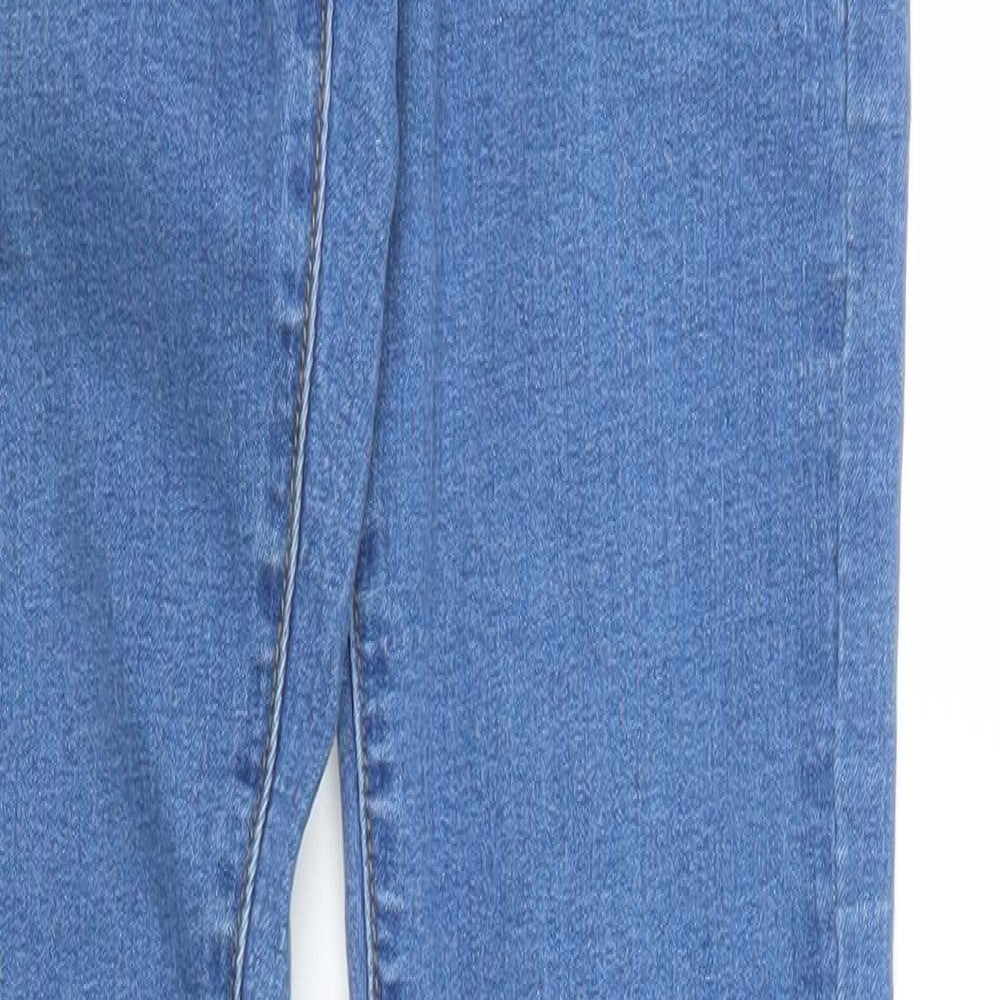 Womens UK Size 6 The Rockn Rev Regular Fit Skinny Blue Jeans