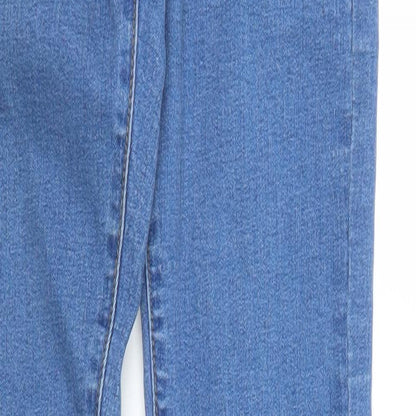 Womens UK Size 6 The Rockn Rev Regular Fit Skinny Blue Jeans