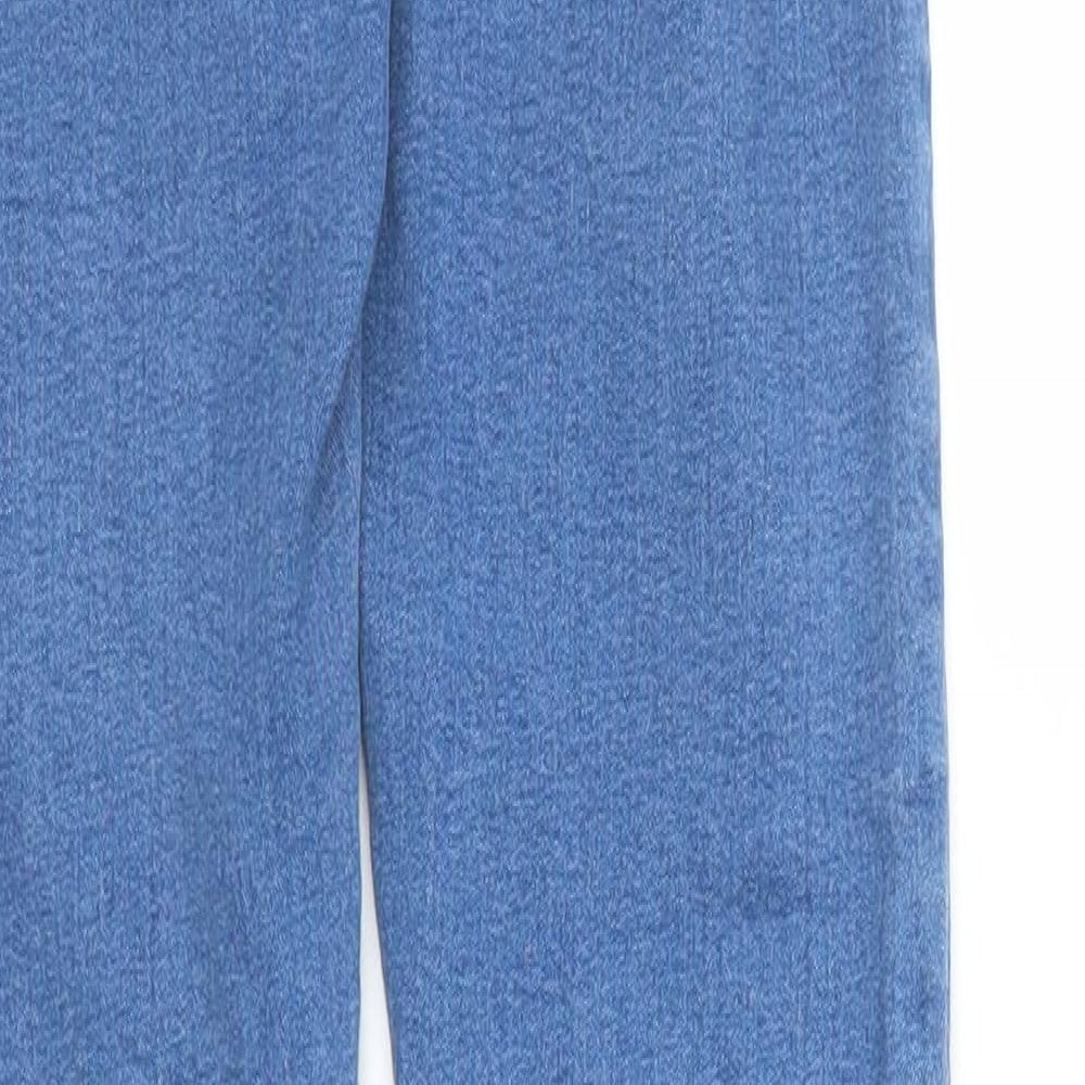 Womens UK Size 6 The Rockn Rev Regular Fit Skinny Blue Jeans