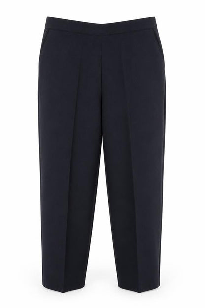 Womens UK Size 10 Preworn Slim Fit  Black Trousers