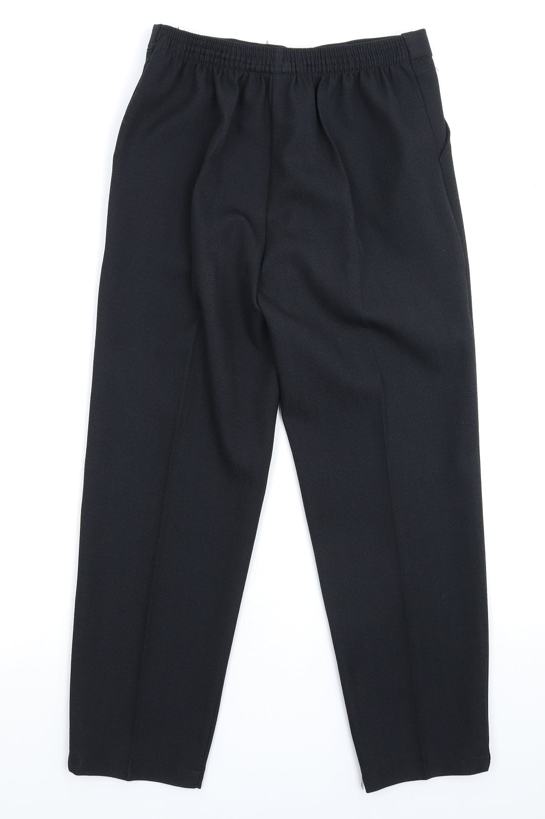 Womens UK Size 10 Preworn Slim Fit  Black Trousers