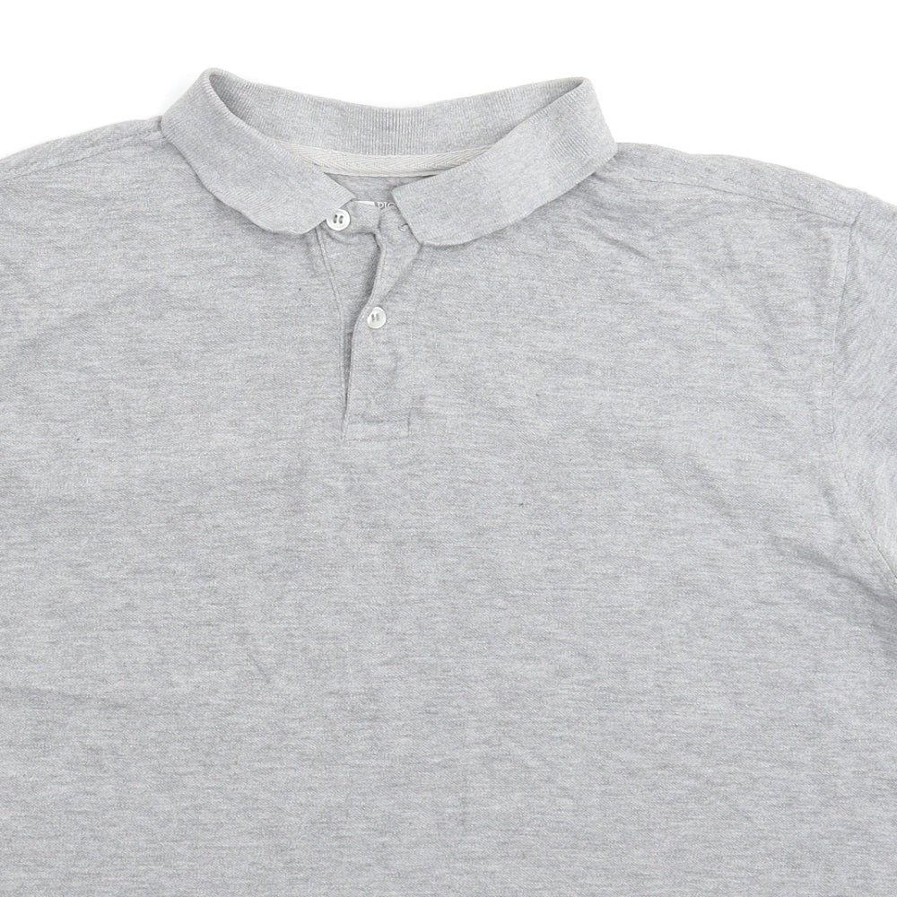 Cedar Wood State Mens Grey    Polo Size XL