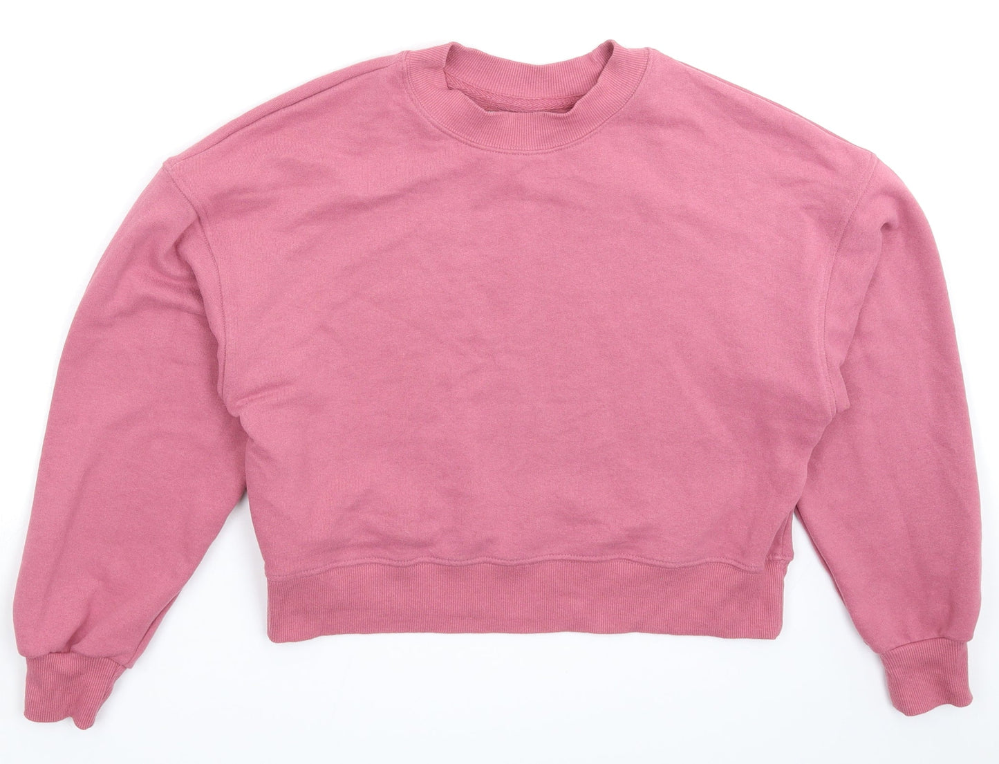 Womens UK Size XS Pull&Bear Pink Pullover Sweatshirt