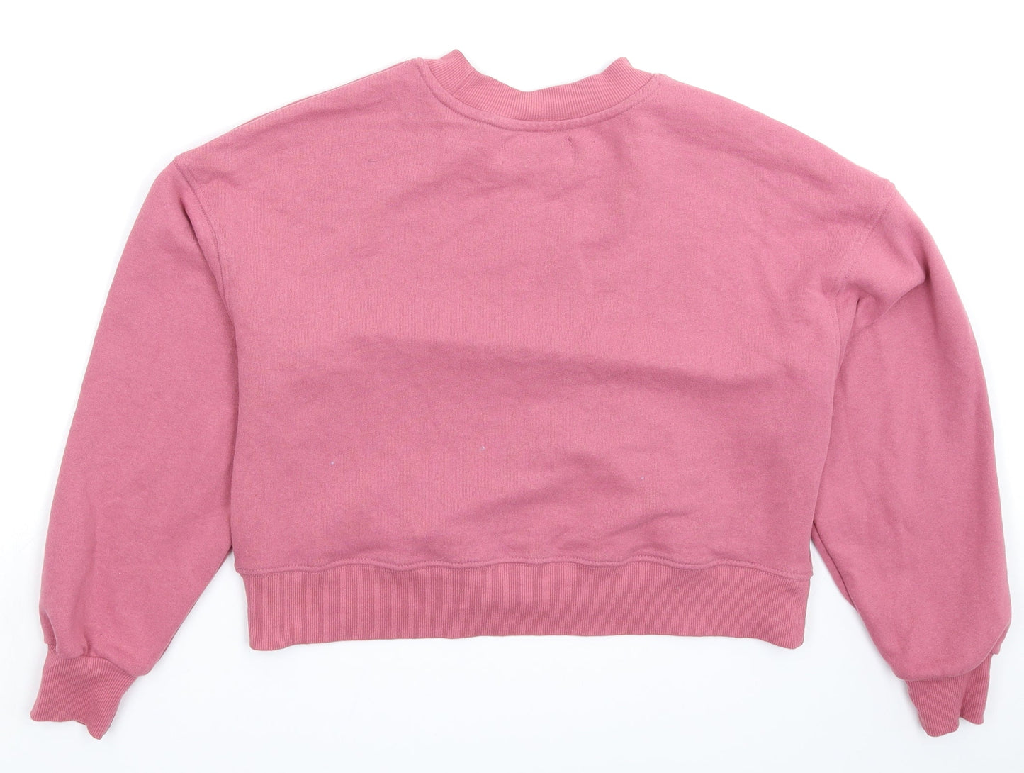 Womens UK Size XS Pull&Bear Pink Pullover Sweatshirt
