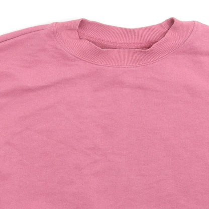 Womens UK Size XS Pull&Bear Pink Pullover Sweatshirt