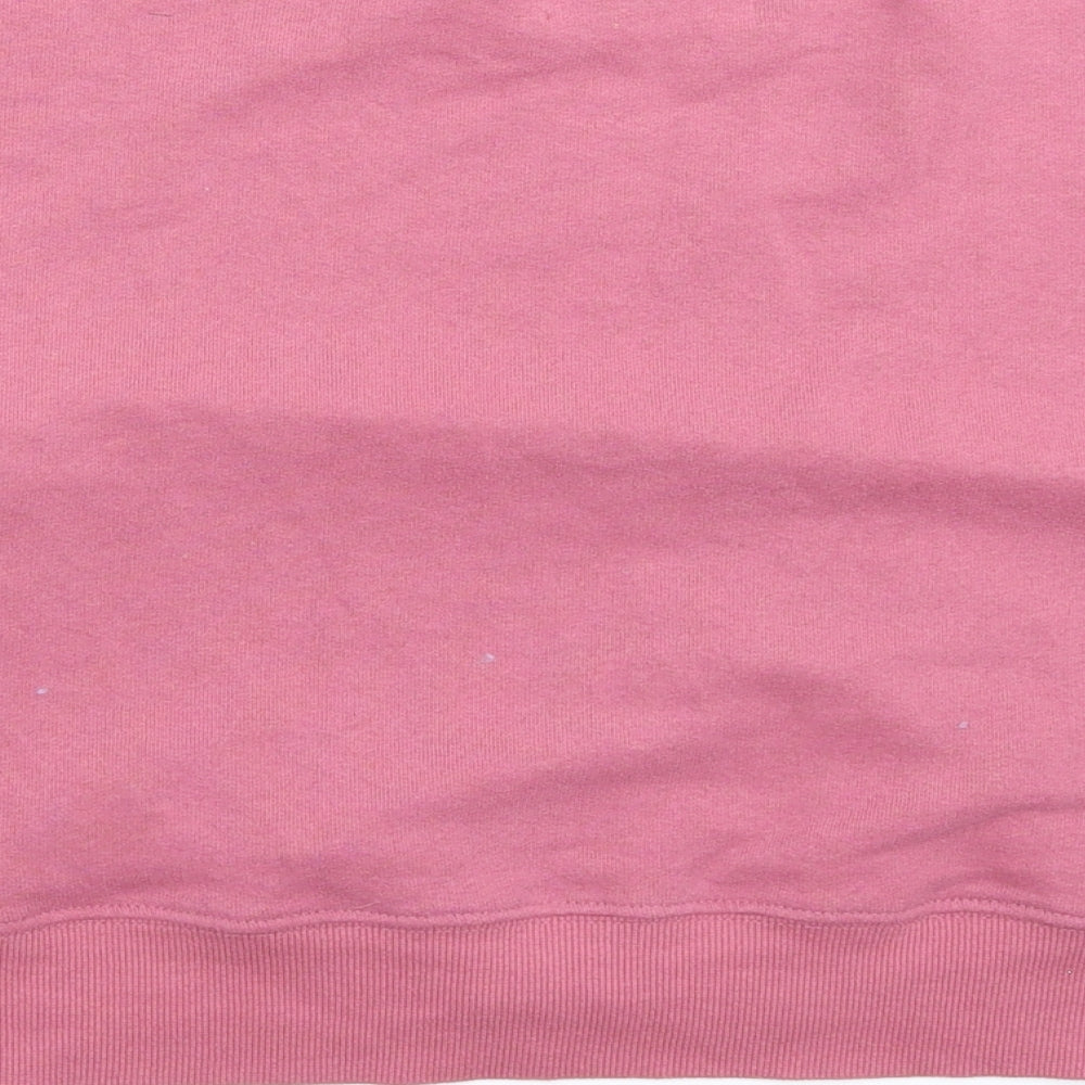 Womens UK Size XS Pull&Bear Pink Pullover Sweatshirt