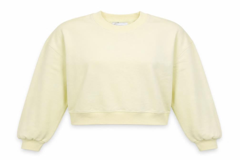 Womens UK Size XS Pull&Bear White Pullover Sweatshirt