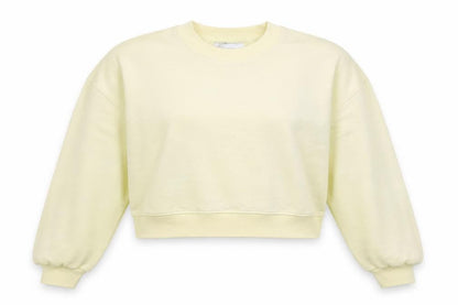 Womens UK Size XS Pull&Bear White Pullover Sweatshirt