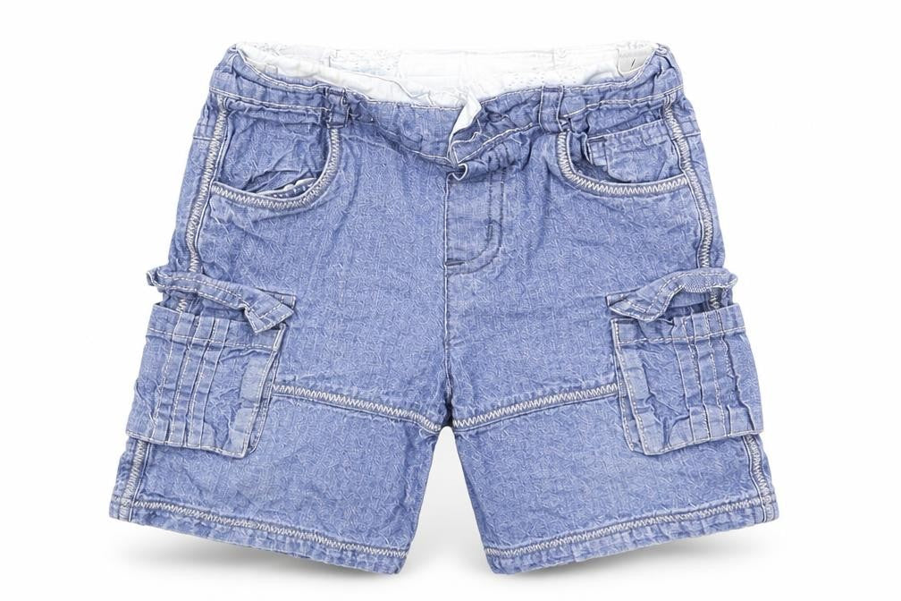 MINIMODE Baby Blue  Denim Cropped Jeans Size 12-18 Months