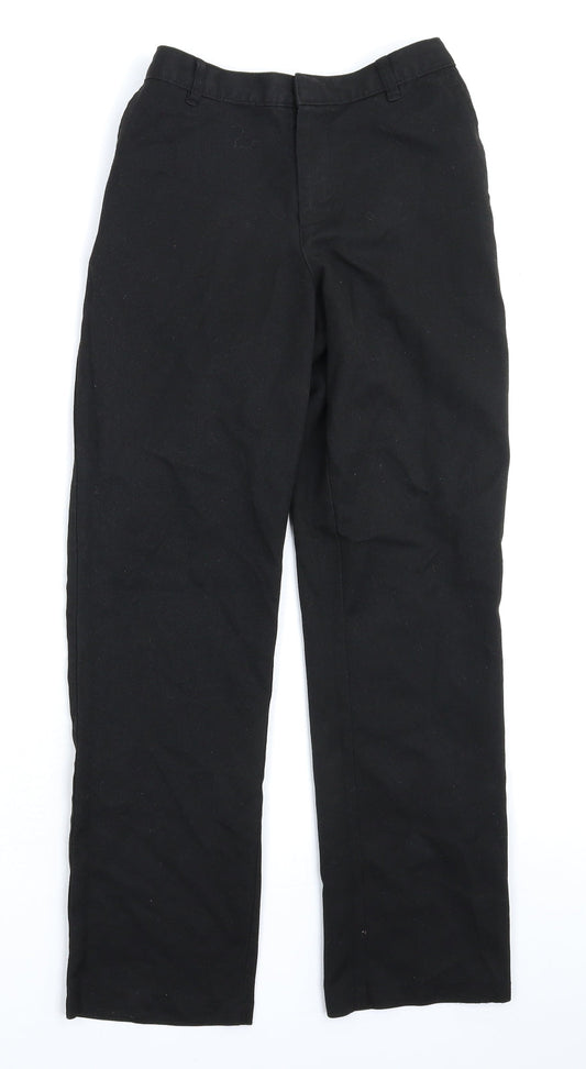George Boys Black   Dress Pants Trousers Size 11-12 Years