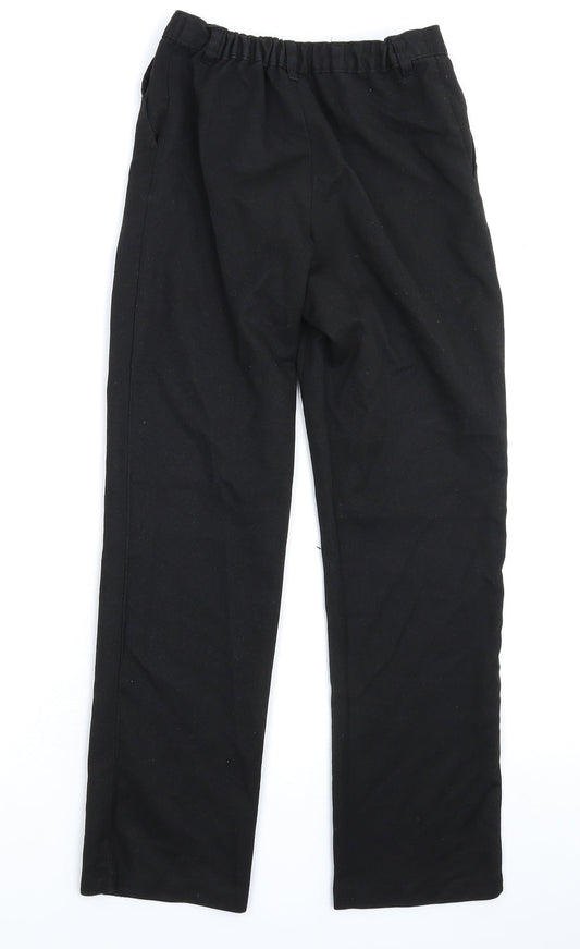 George Boys Black   Dress Pants Trousers Size 11-12 Years