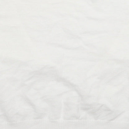 Womens UK Size 16 Marks and Spencer White Cardigan Jumper