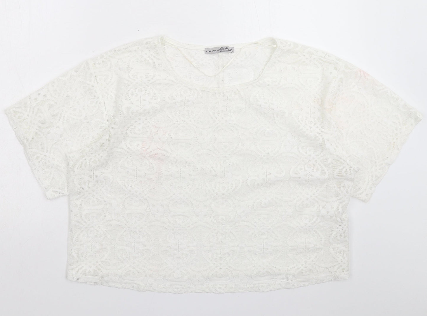 Atmosphere Womens White   Basic T-Shirt Size 18