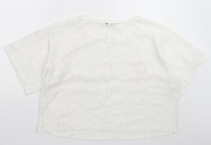 Atmosphere Womens White   Basic T-Shirt Size 18