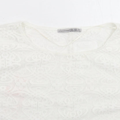 Atmosphere Womens White   Basic T-Shirt Size 18