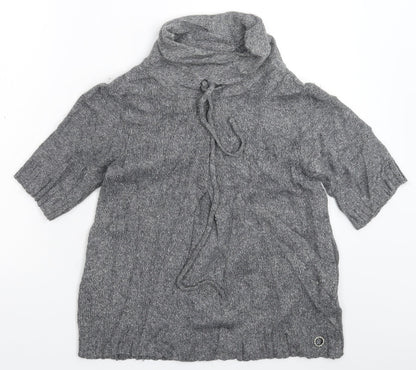 Womens UK Size 10 River Island Grey Pullover Jumper