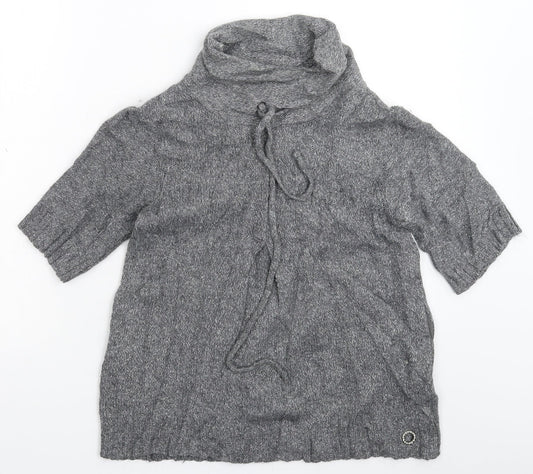 Womens UK Size 10 River Island Grey Pullover Jumper