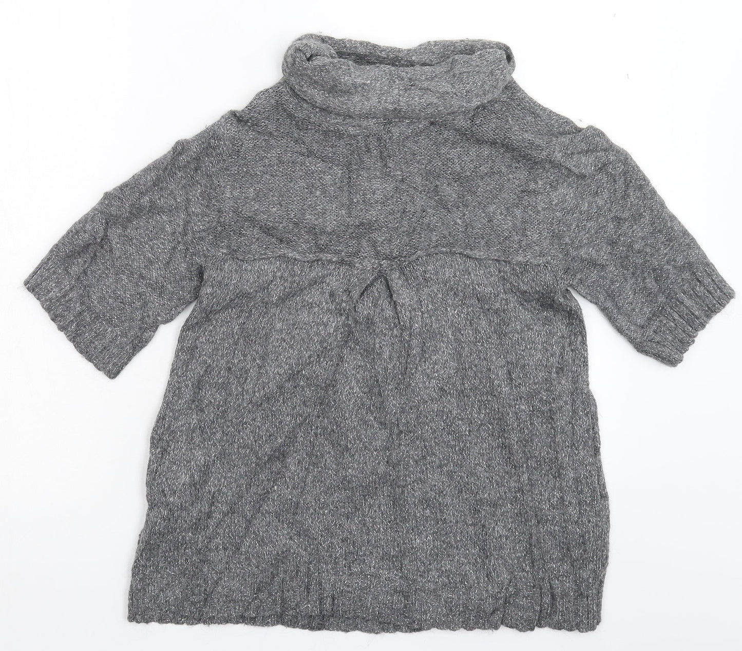 Womens UK Size 10 River Island Grey Pullover Jumper