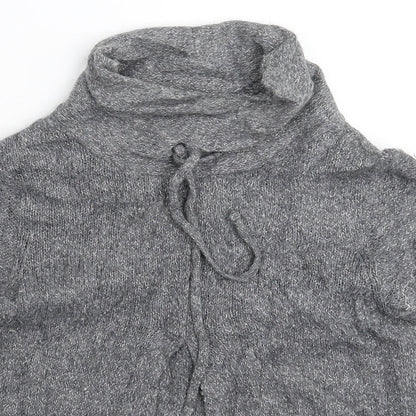 Womens UK Size 10 River Island Grey Pullover Jumper