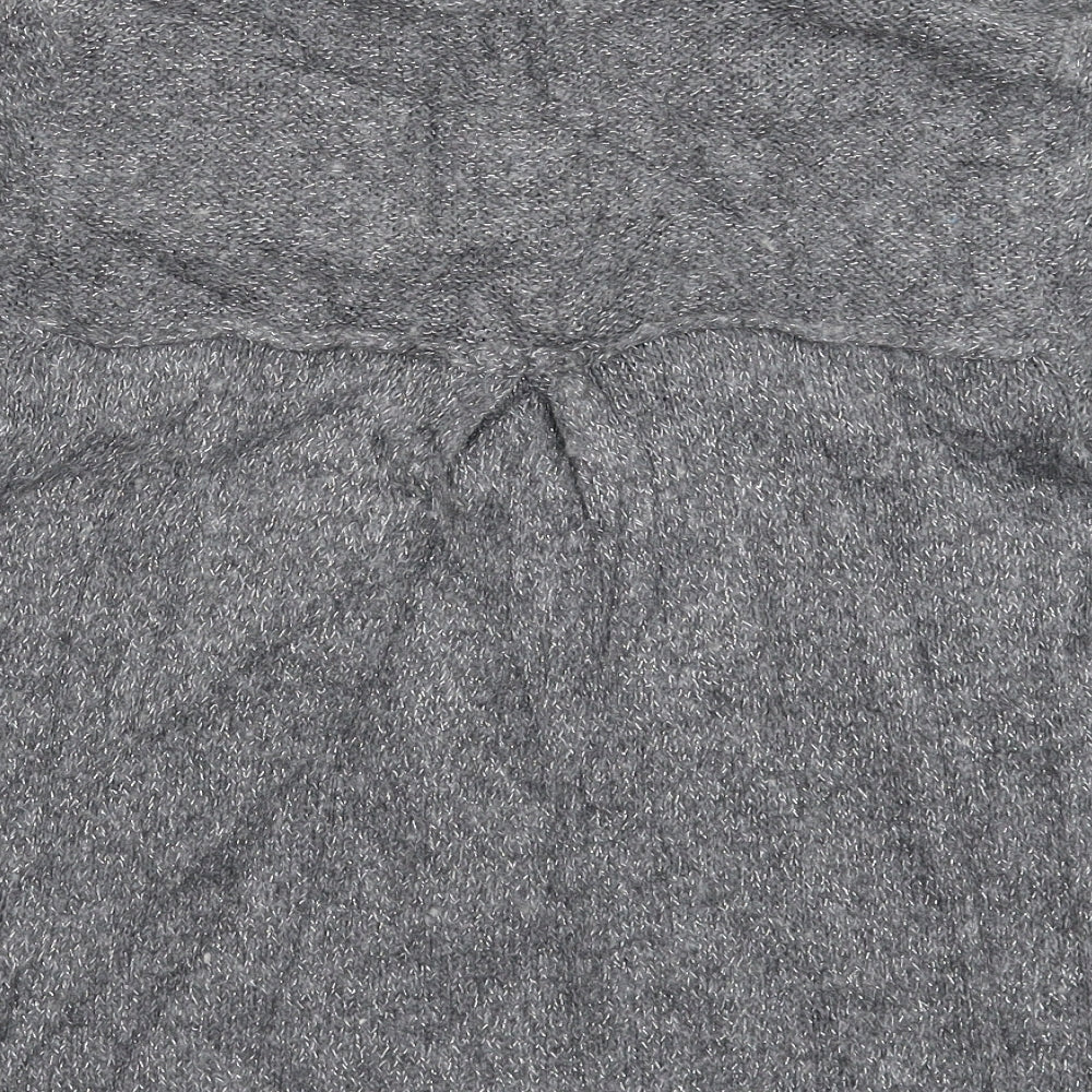 Womens UK Size 10 River Island Grey Pullover Jumper