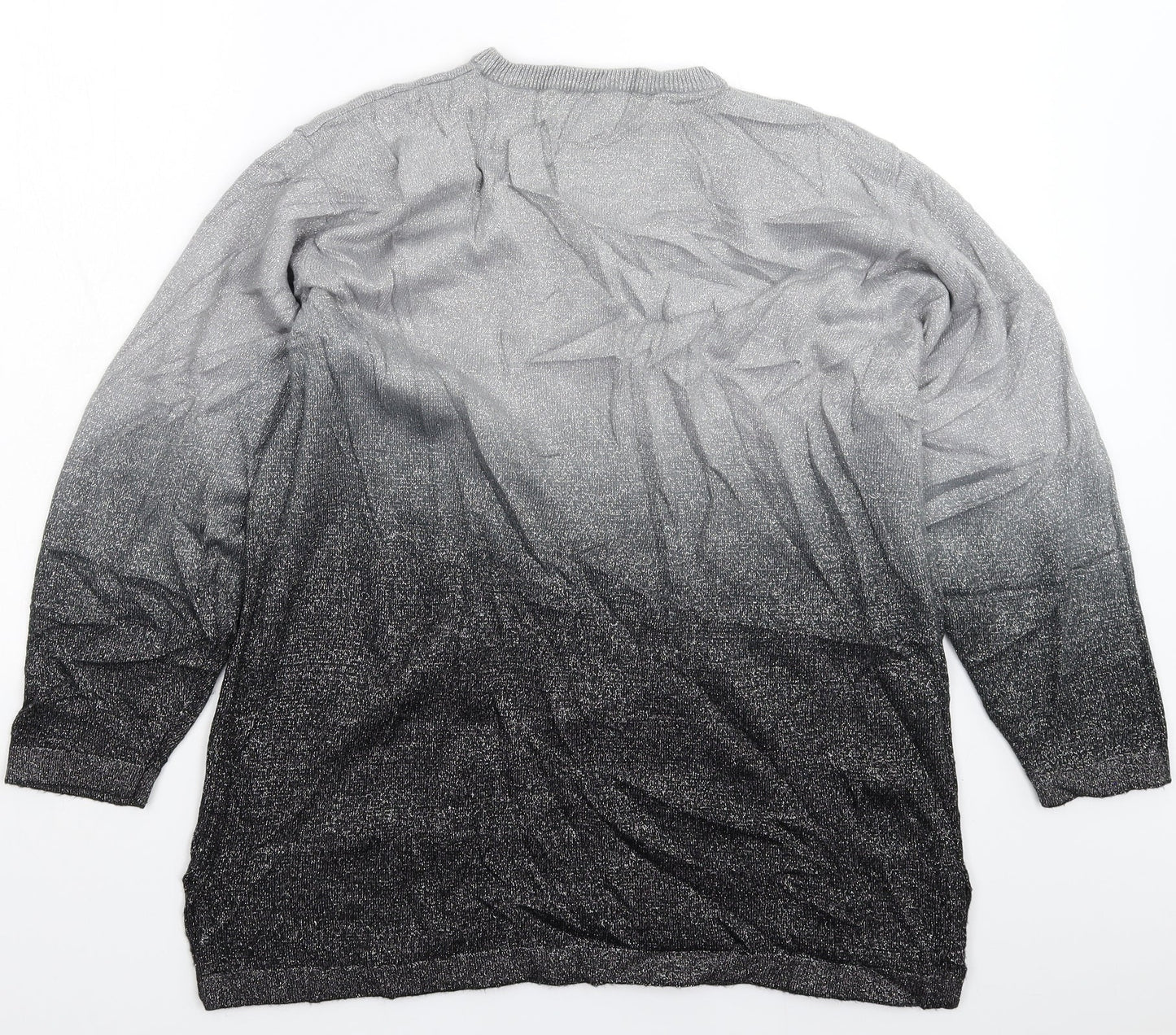 Womens UK Size One Size Fay Louise Grey Pullover Jumper