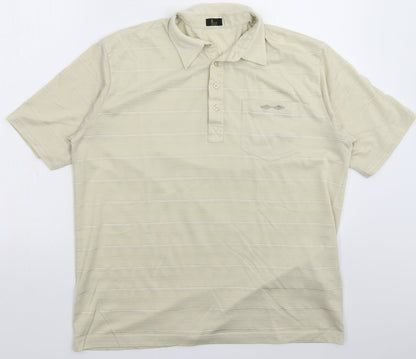 Womens UK Size M BHS Beige Basic Polo