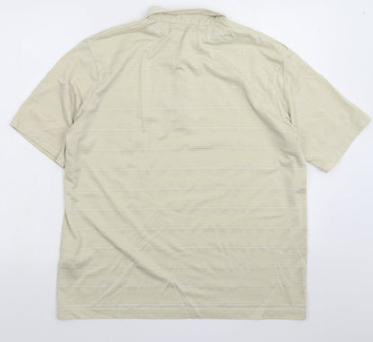 Womens UK Size M BHS Beige Basic Polo