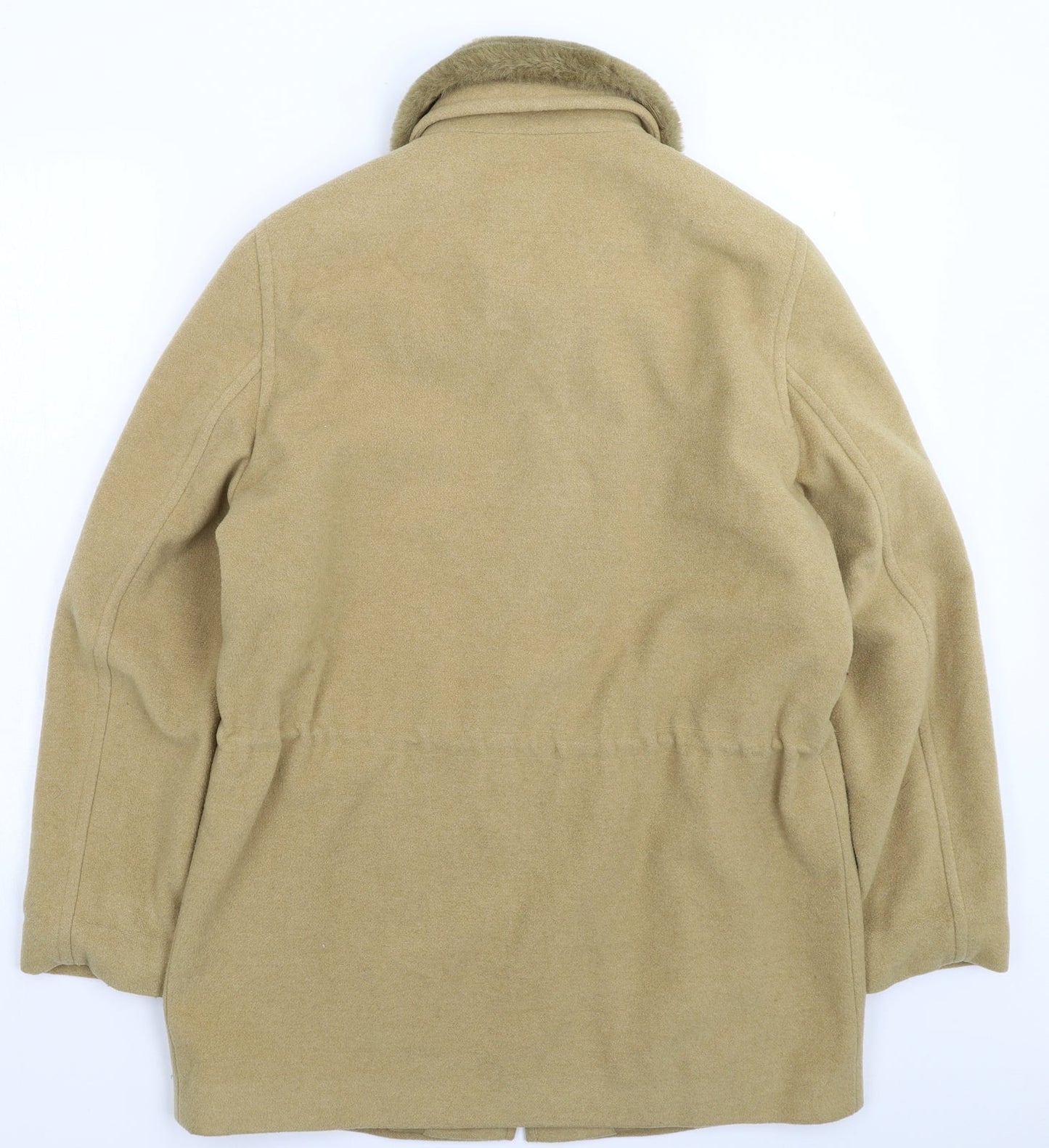 Womens UK Size 12 BHS Beige Pea Coat