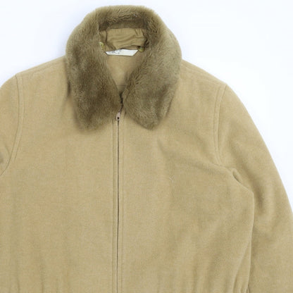 Womens UK Size 12 BHS Beige Pea Coat
