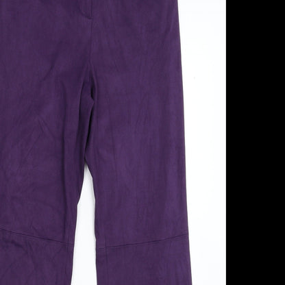 Womens UK Size 12 NL Collection Regular Fit  Purple Trousers