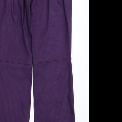 Womens UK Size 12 NL Collection Regular Fit  Purple Trousers