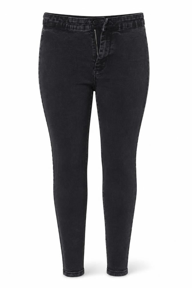 Womens UK Size 14 Denim & Co. Regular Fit Skinny Black Jeans