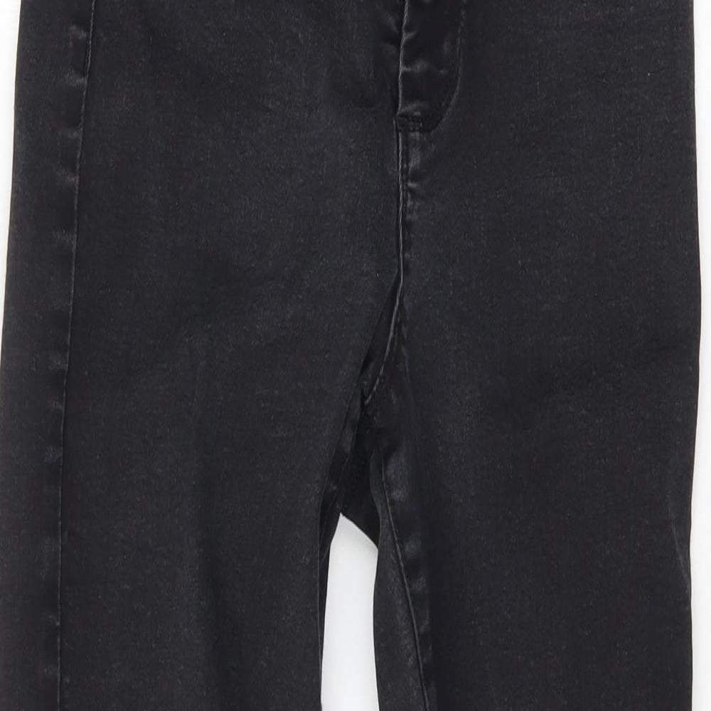 Denim & Co. Womens Black   Skinny Jeans Size 14 L26 in