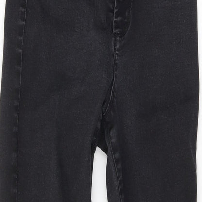 Denim & Co. Womens Black   Skinny Jeans Size 14 L26 in