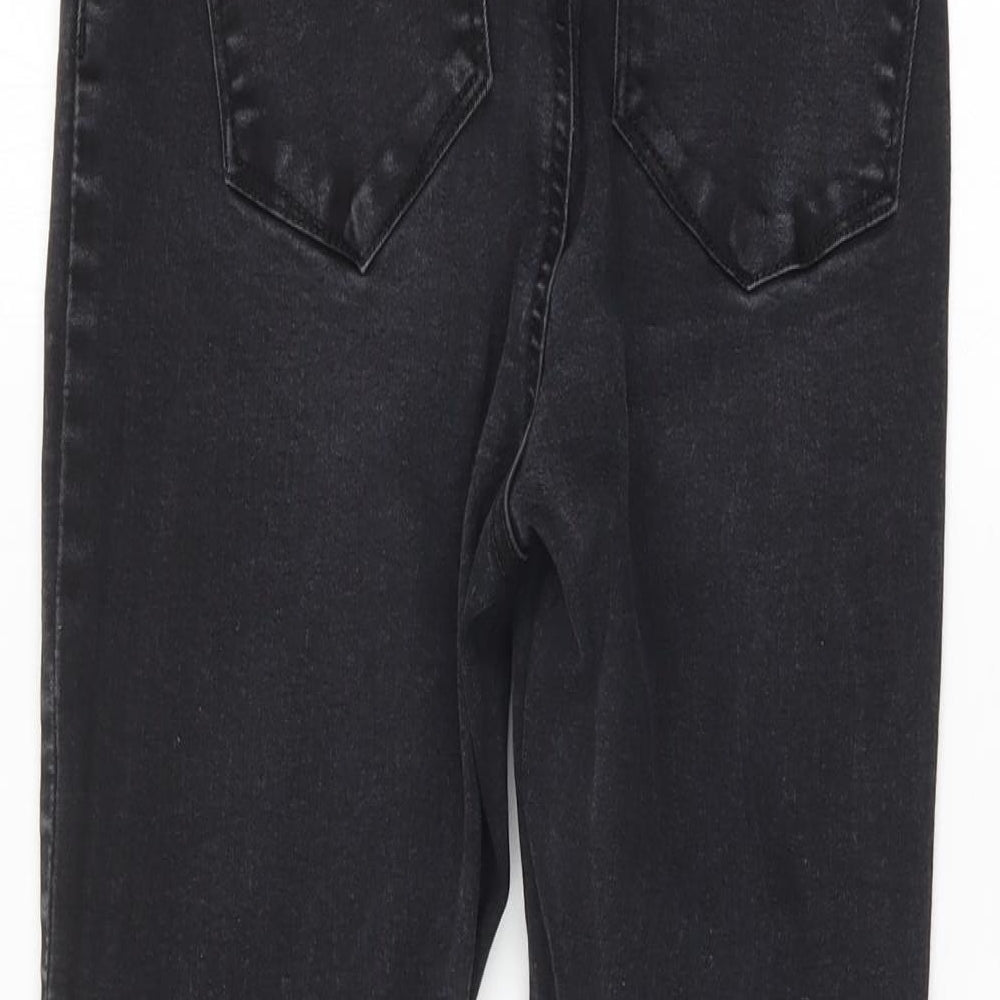 Denim & Co. Womens Black   Skinny Jeans Size 14 L26 in