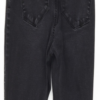 Denim & Co. Womens Black   Skinny Jeans Size 14 L26 in