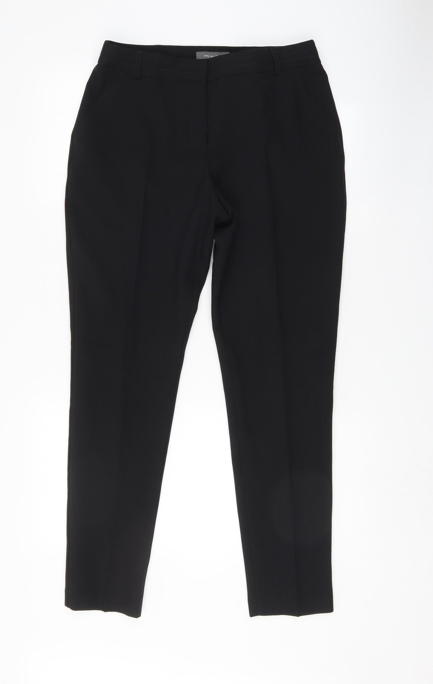 Womens UK Size 10 Primark Regular Fit  Black Trousers