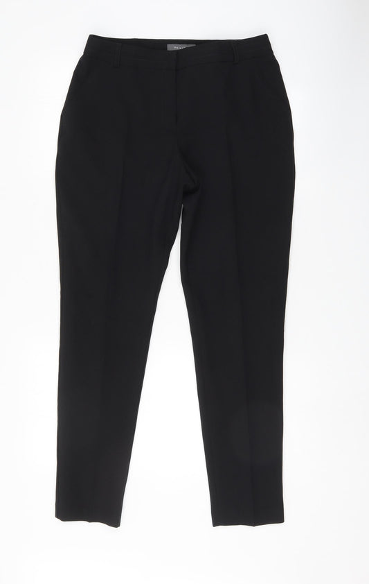 Primark Womens Black   Trousers  Size 10 L29.5 in