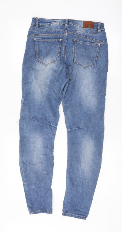 Womens UK Size 26 Preworn Regular Fit Skinny Blue Jeans