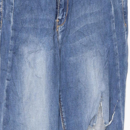 Womens UK Size 26 Preworn Regular Fit Skinny Blue Jeans